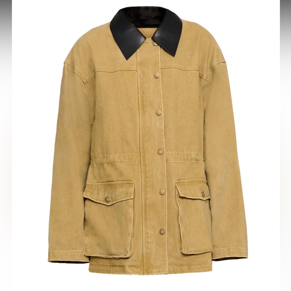 Pixie Market Tan And Black Jacket - image 4